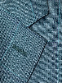 Siena Windowpane Wool & Silk-Blend Two-Button Sport Coat