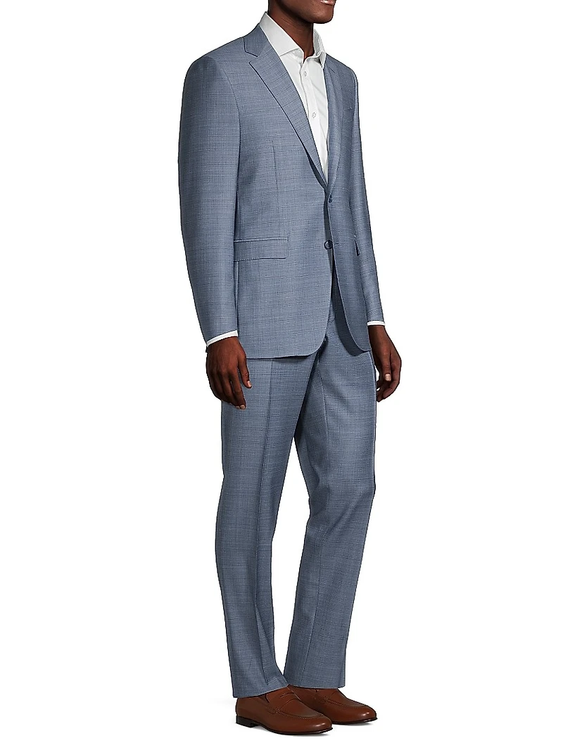 Milano Denim Effect Suit