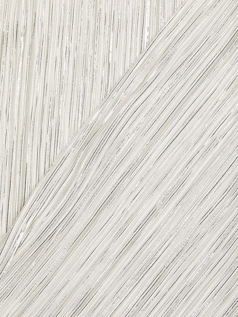 Rowan Plissé Straight-Leg Pants