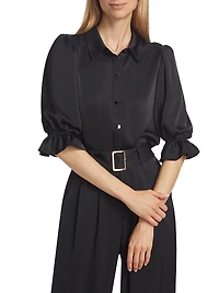 Dina Button-Front Bodysuit