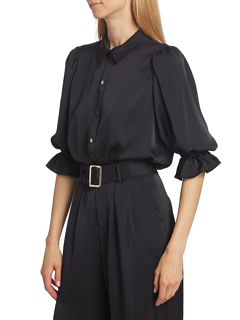 Dina Button-Front Bodysuit