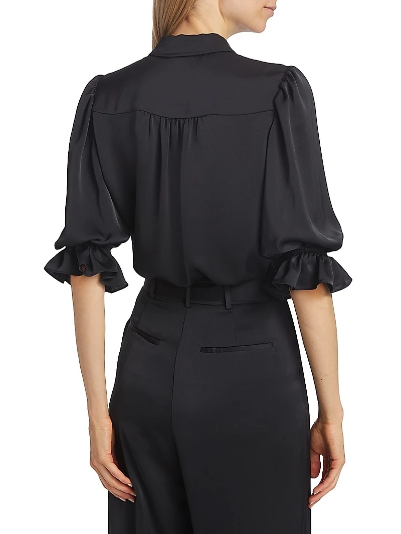 Dina Button-Front Bodysuit