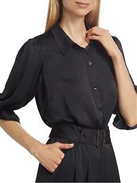 Dina Button-Front Bodysuit