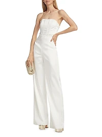 Mira Strapless Bustier Jumpsuit