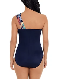 Belize Goddess Palm One-Piece Swimsuit