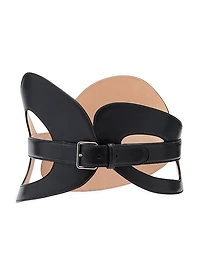 The Curved Leather Waist Belt