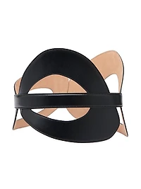 The Curved Leather Waist Belt