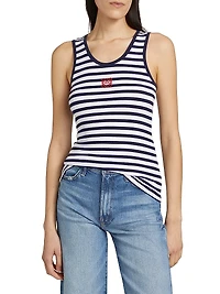 Striped Anagram Tank