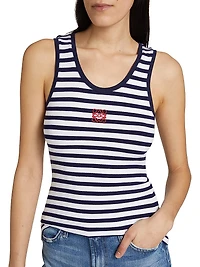 Striped Anagram Tank
