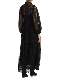 Guipure Lace Maxi Dress