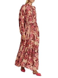 Floral Tapestry Maxi Dress