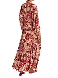 Floral Tapestry Maxi Dress