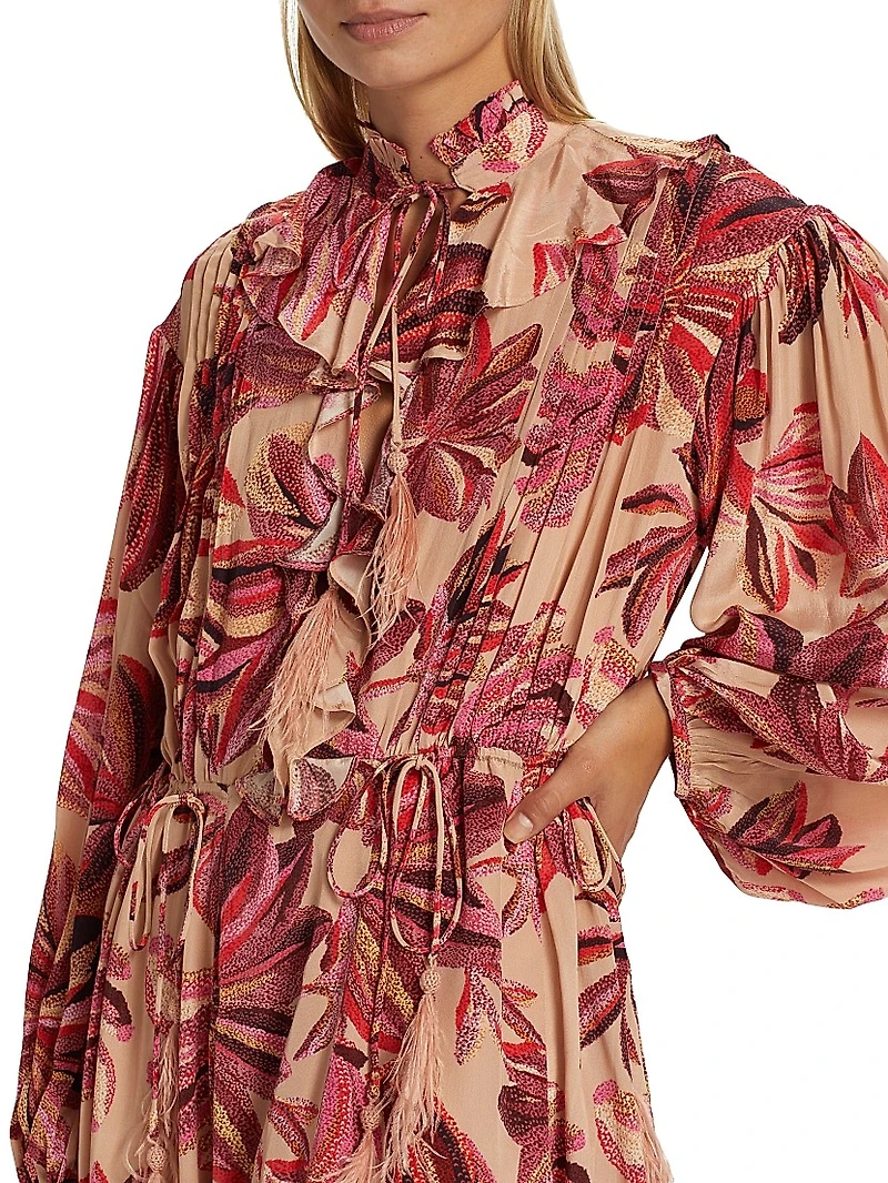 Floral Tapestry Maxi Dress