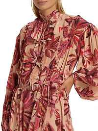 Floral Tapestry Maxi Dress