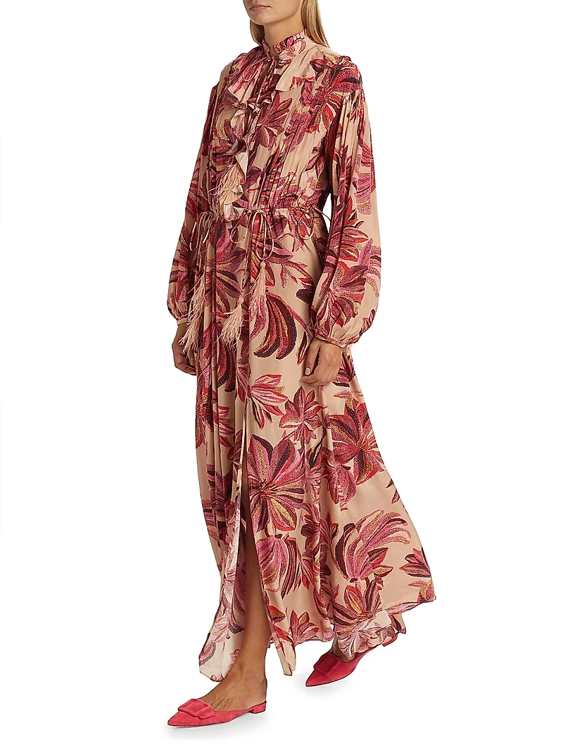 Floral Tapestry Maxi Dress