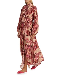 Floral Tapestry Maxi Dress