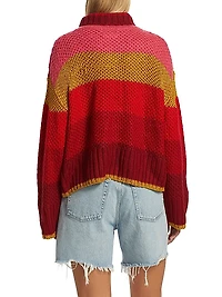 Striped Knit Sweater