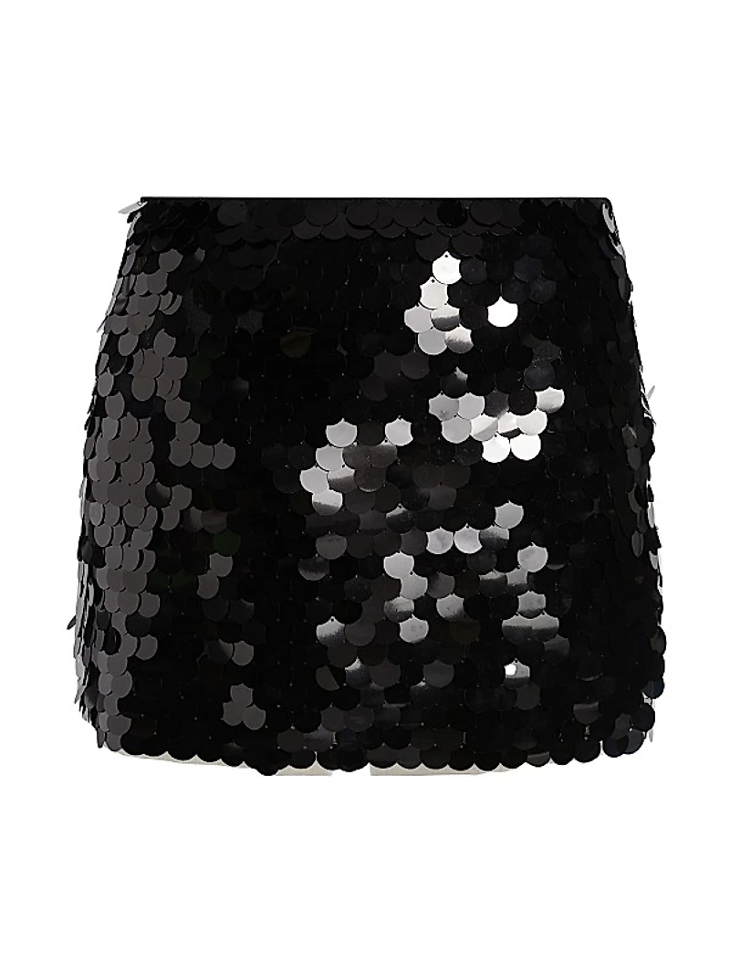 Dizzy Sequined A-line Miniskirt
