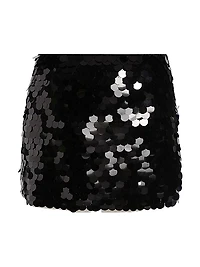 Dizzy Sequined A-line Miniskirt