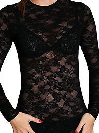 Le Stretch Multifit Lace Midi-Dress