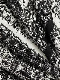 The Caelan Printed Silk Midi-Dress