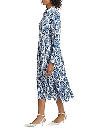 The Beckett Floral Shirtdress