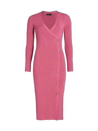 The Casey Knit Wrap Dress