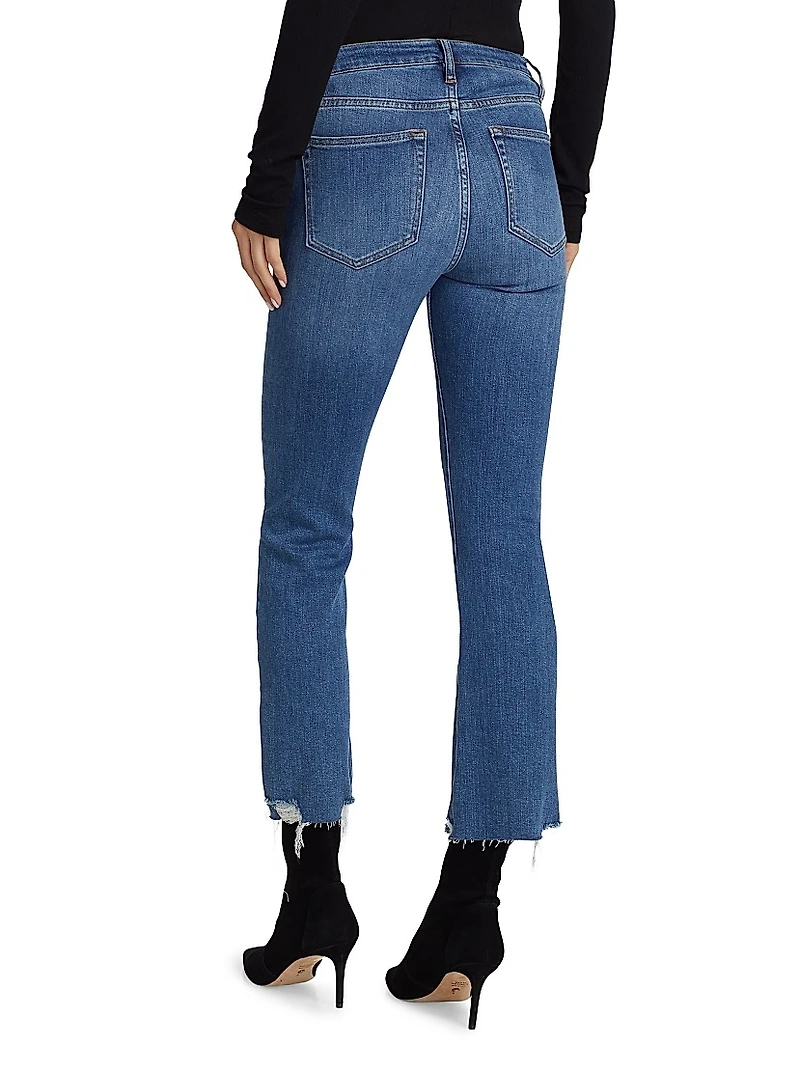Le Crop Mini Boot-Leg Jeans