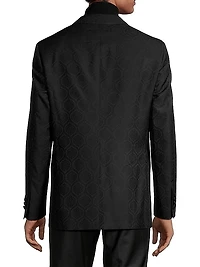 Medallion Wool-Blend Sport Jacket