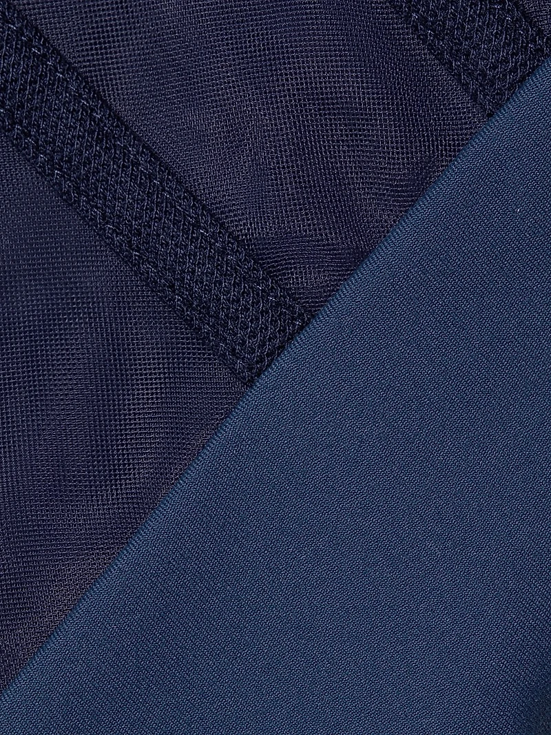 Zoma Tulle & Jersey Sheer Bodysuit