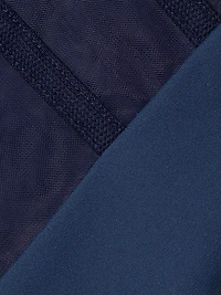 Zoma Tulle & Jersey Sheer Bodysuit