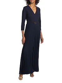 Cassidy Pleated Wide-Leg Jumpsuit