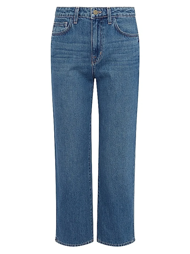 June Crop Wide-Leg Jeans