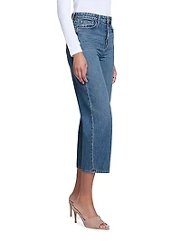 June Crop Wide-Leg Jeans