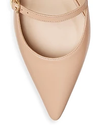 Emilia Leather Mary Jane Ballet Flats