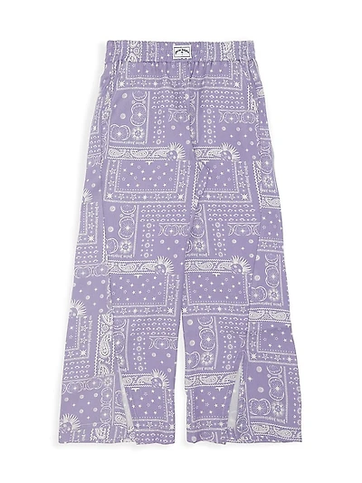 Little Boy's & Boy's Astro Paisley Split Sweatpants