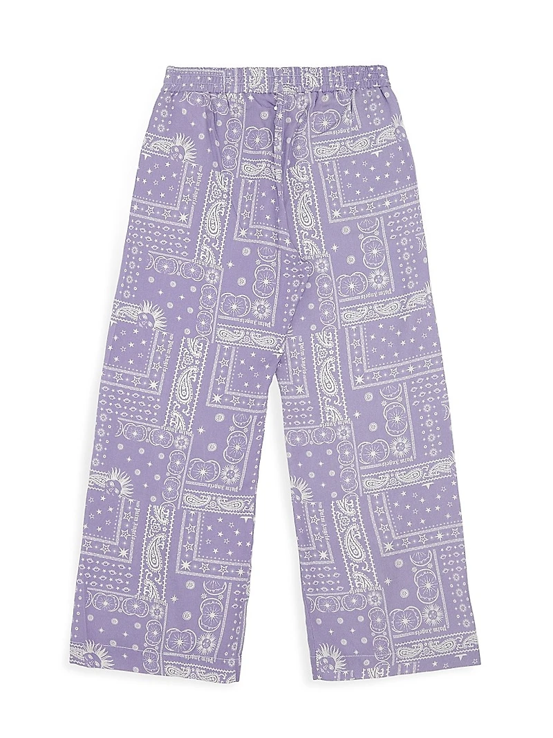 Little Boy's & Boy's Astro Paisley Split Sweatpants