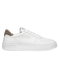 Courtside Leather Low-Top Sneakers