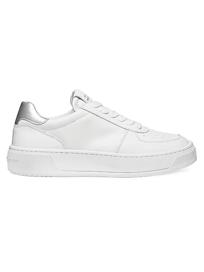 Courtside Leather Low-Top Sneakers