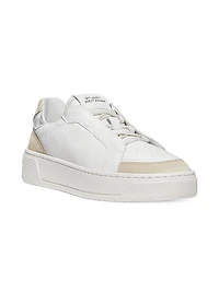 Courtside Retro Leather Low-Top Sneakers