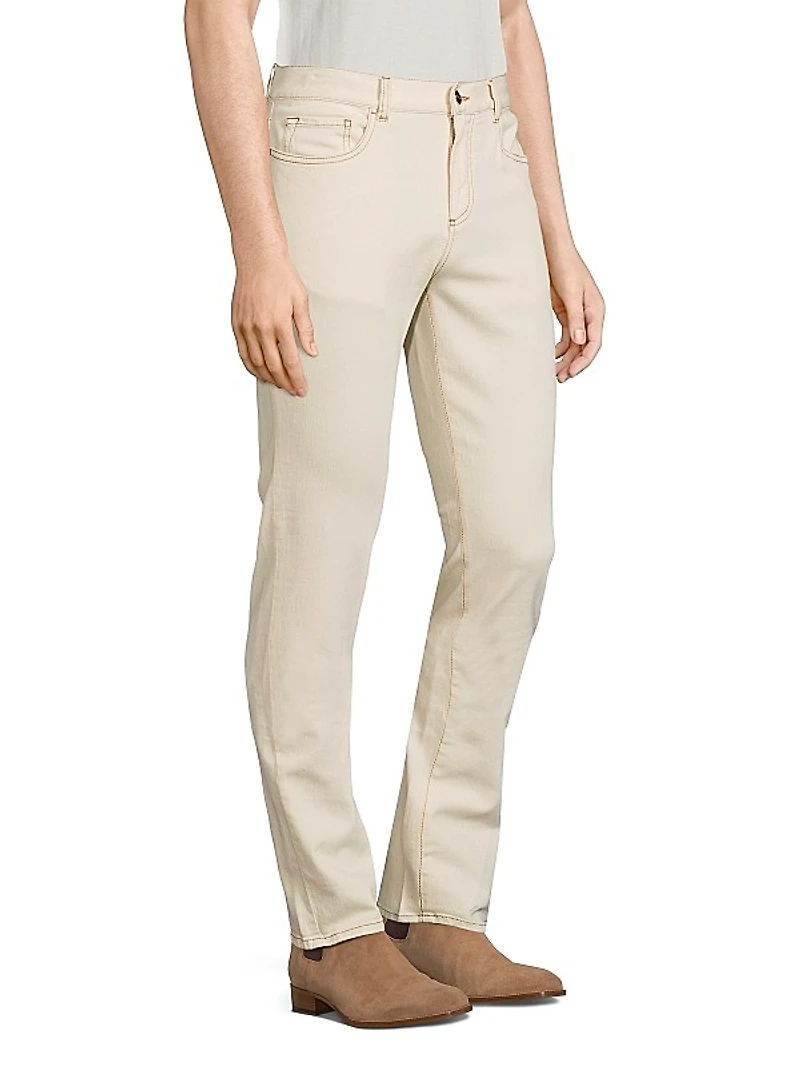 Stretch Five-Pocket Jeans