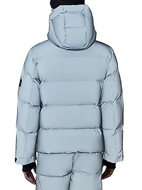 Kenji Reflective Hooded Down Ski Jacket