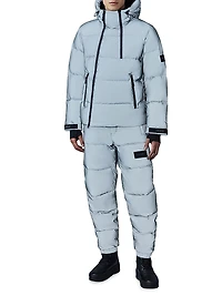 Kenji Reflective Hooded Down Ski Jacket