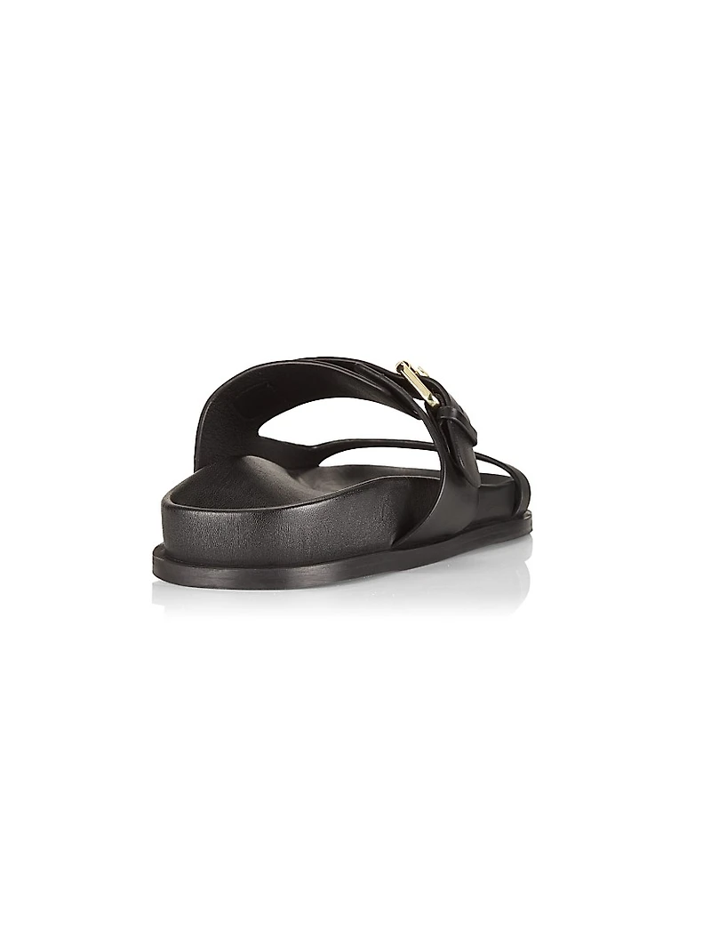 Prince Leather Open-Toe Sandals