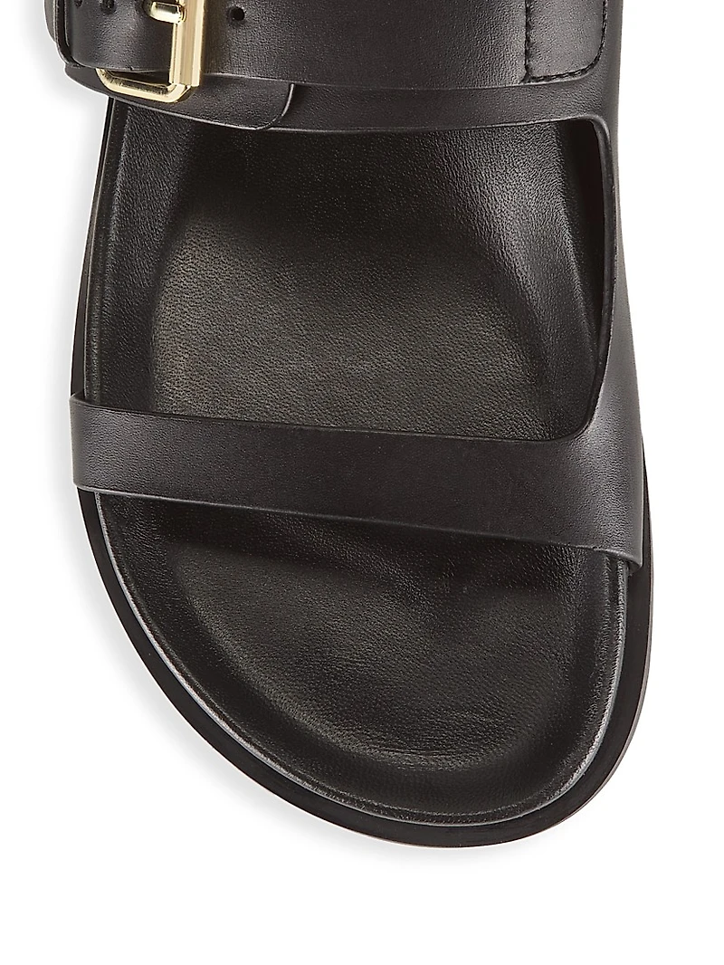 Prince Leather Open-Toe Sandals