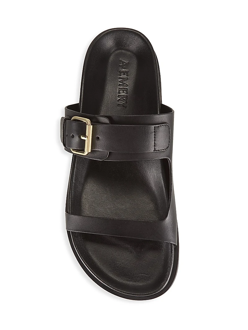 Prince Leather Open-Toe Sandals