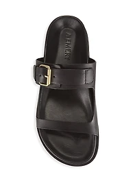 Prince Leather Open-Toe Sandals