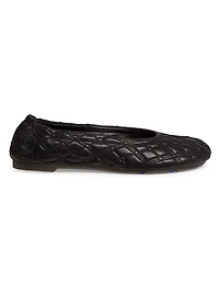 Sadler Quilted Leather Ballerina Flats