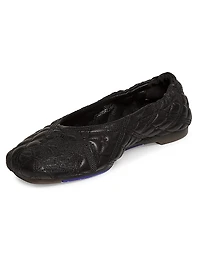 Sadler Quilted Leather Ballerina Flats