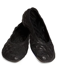 Sadler Quilted Leather Ballerina Flats